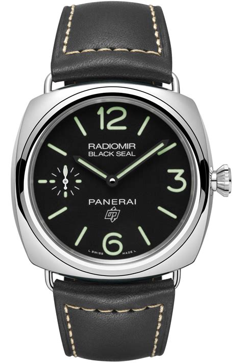 panerai radiomir base black seal|Panerai radiomir black seal pam00183.